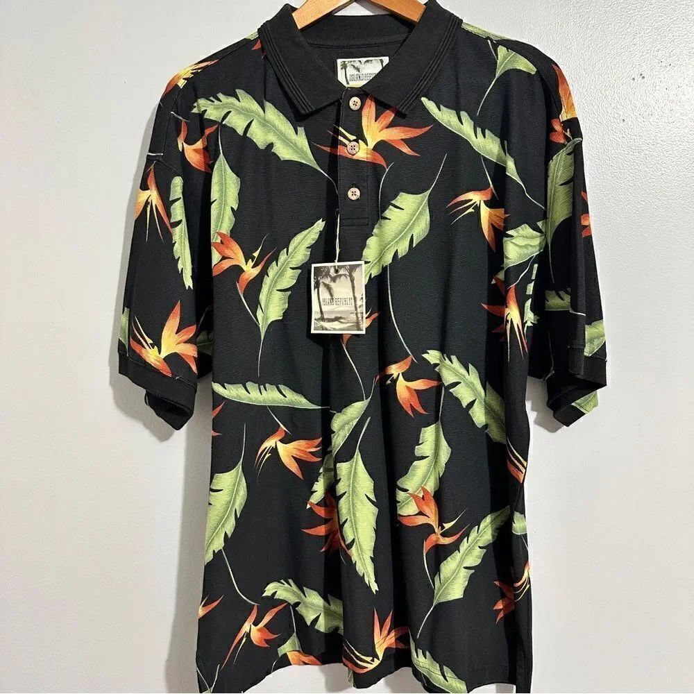 Island Republic men’s tropical shirt. NWT size XL